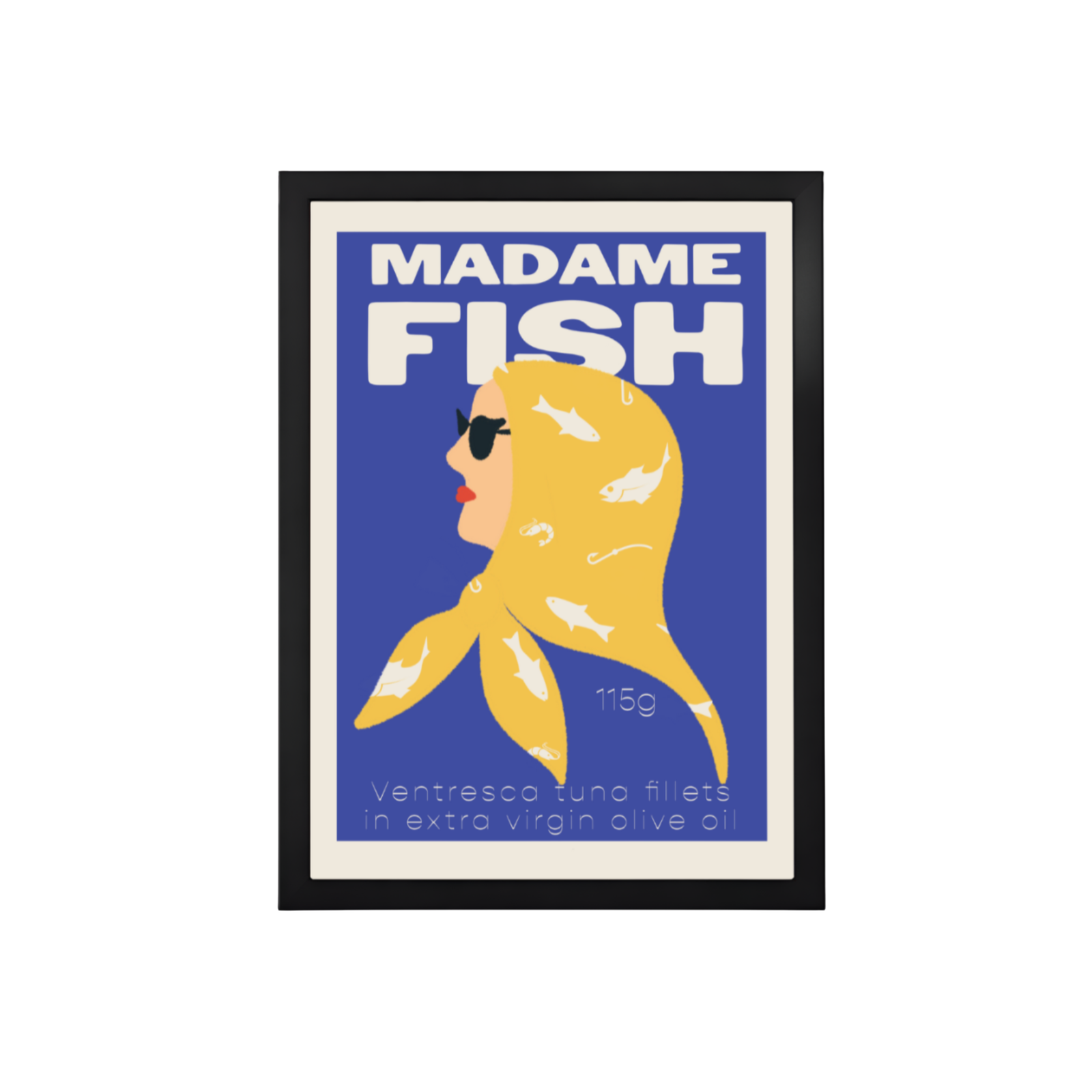 Retro Tinned Tuna Kitchen Print