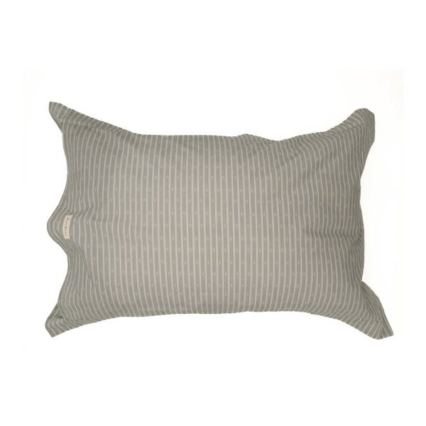 Minni Ticking King Pillowcase - Alpine Green