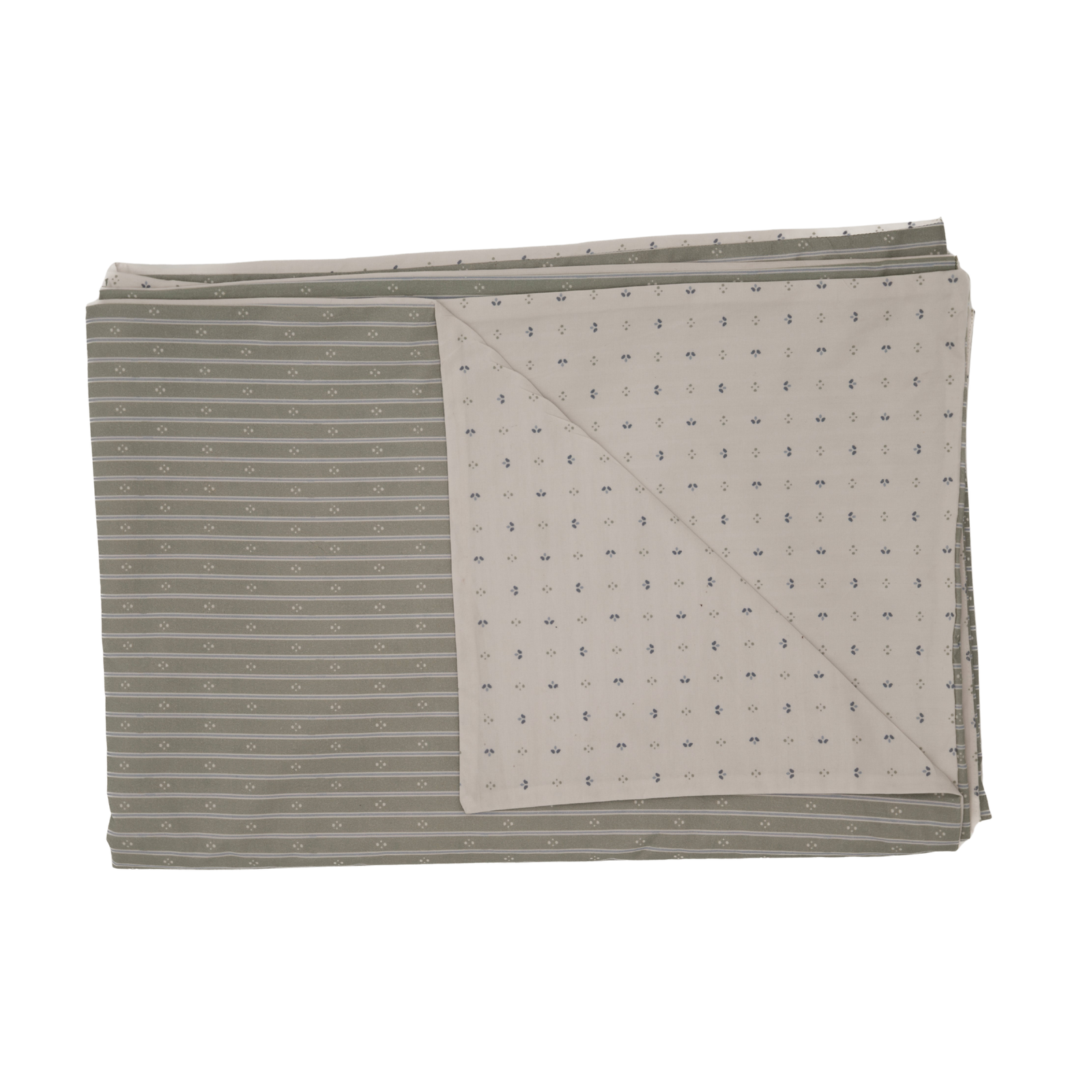 Minni Ticking Bedding Set - Alpine Green