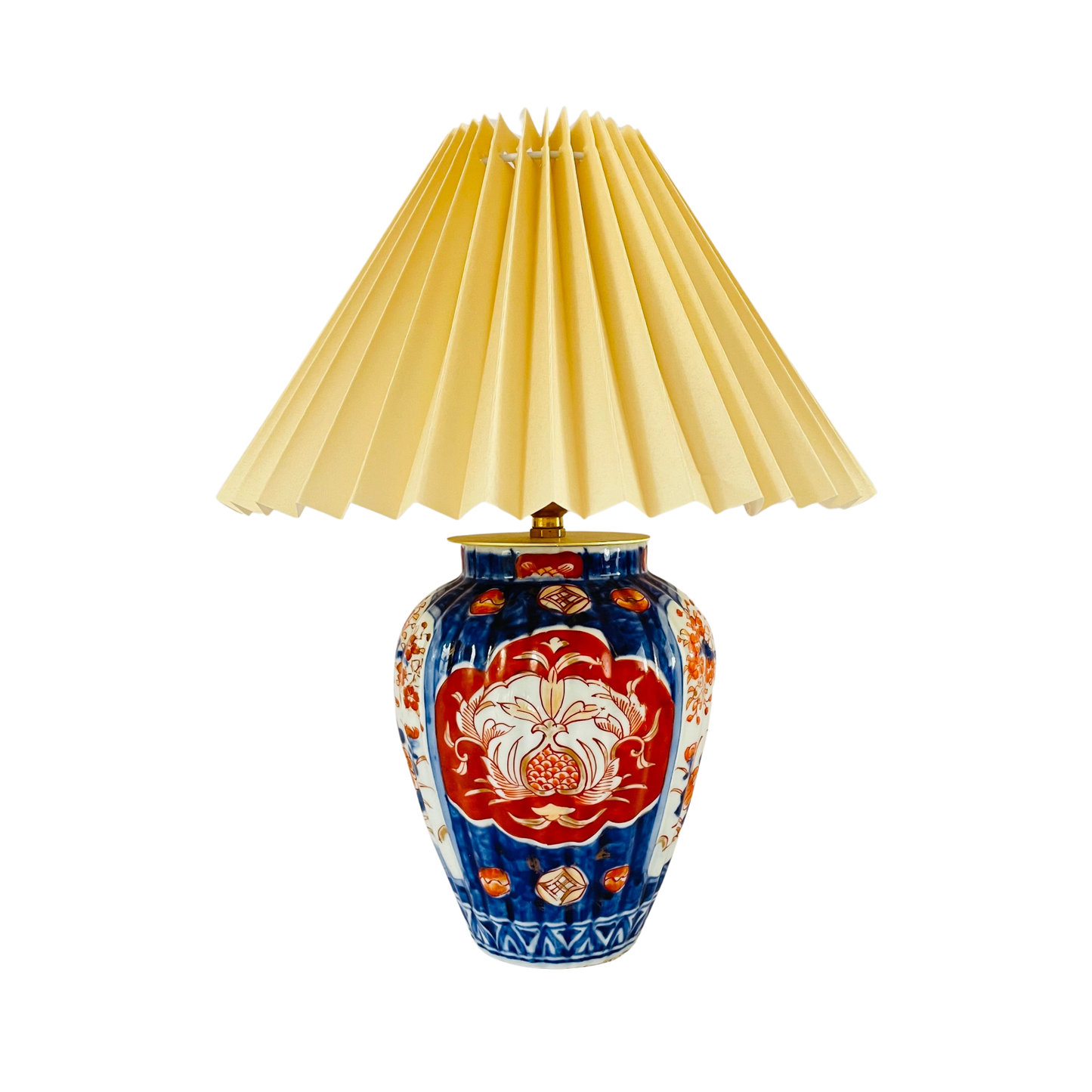 Antique Japanese Mini Imari Lamp