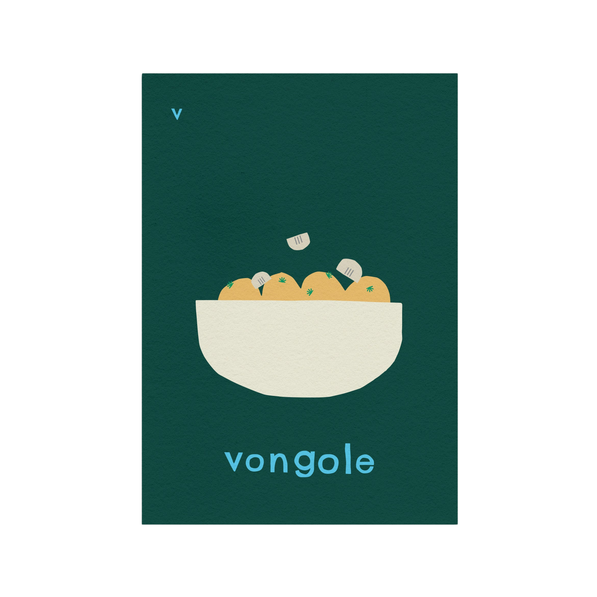 V for Vongole Art Print