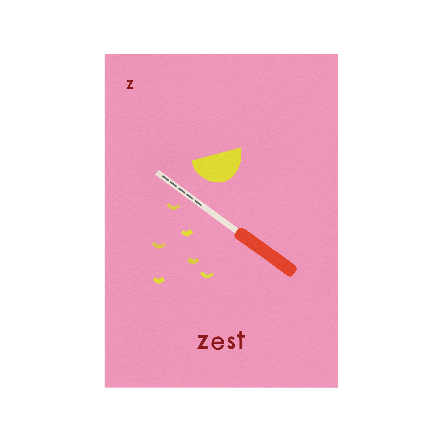 Z for Zest Art Print
