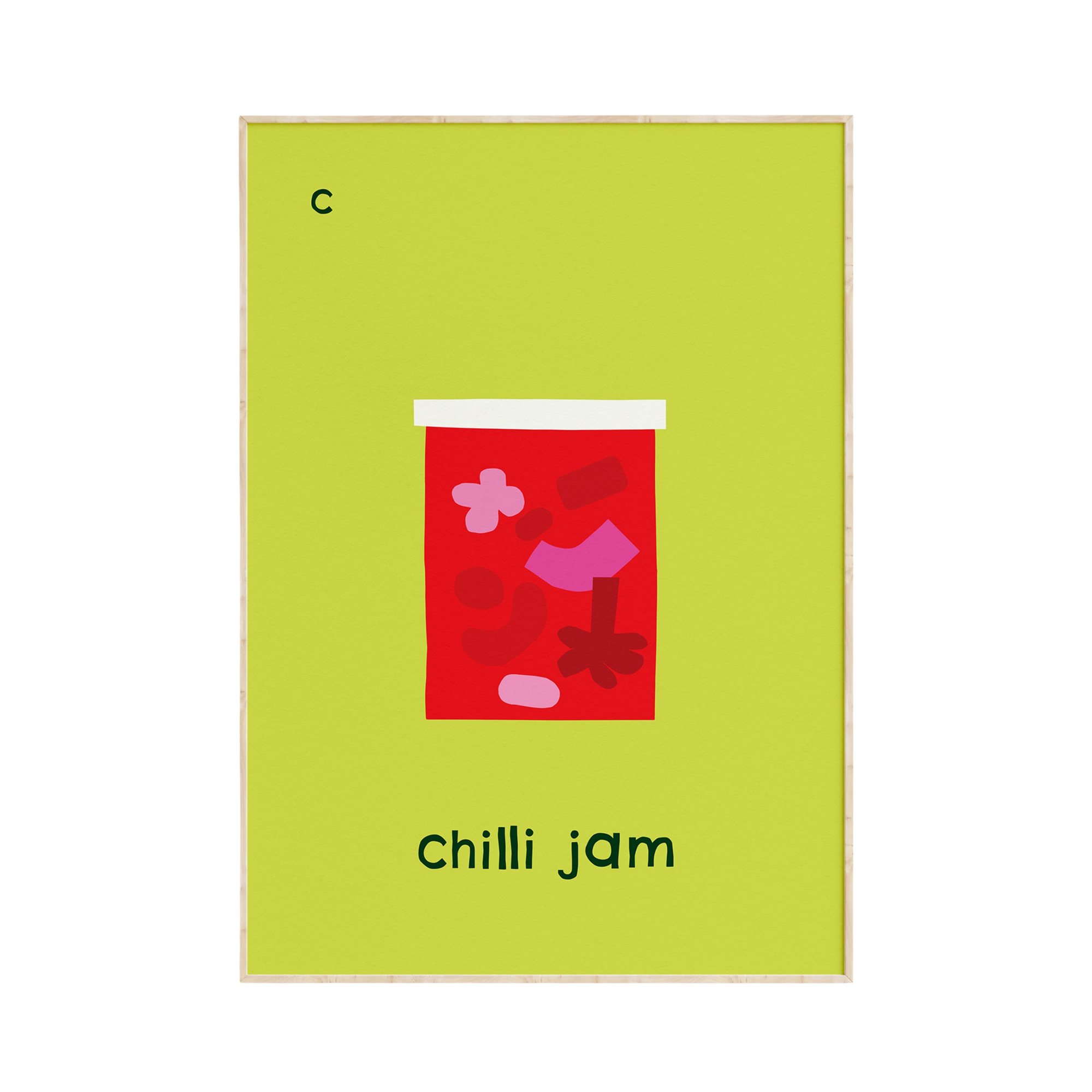 C for Chilli Jam Art Print