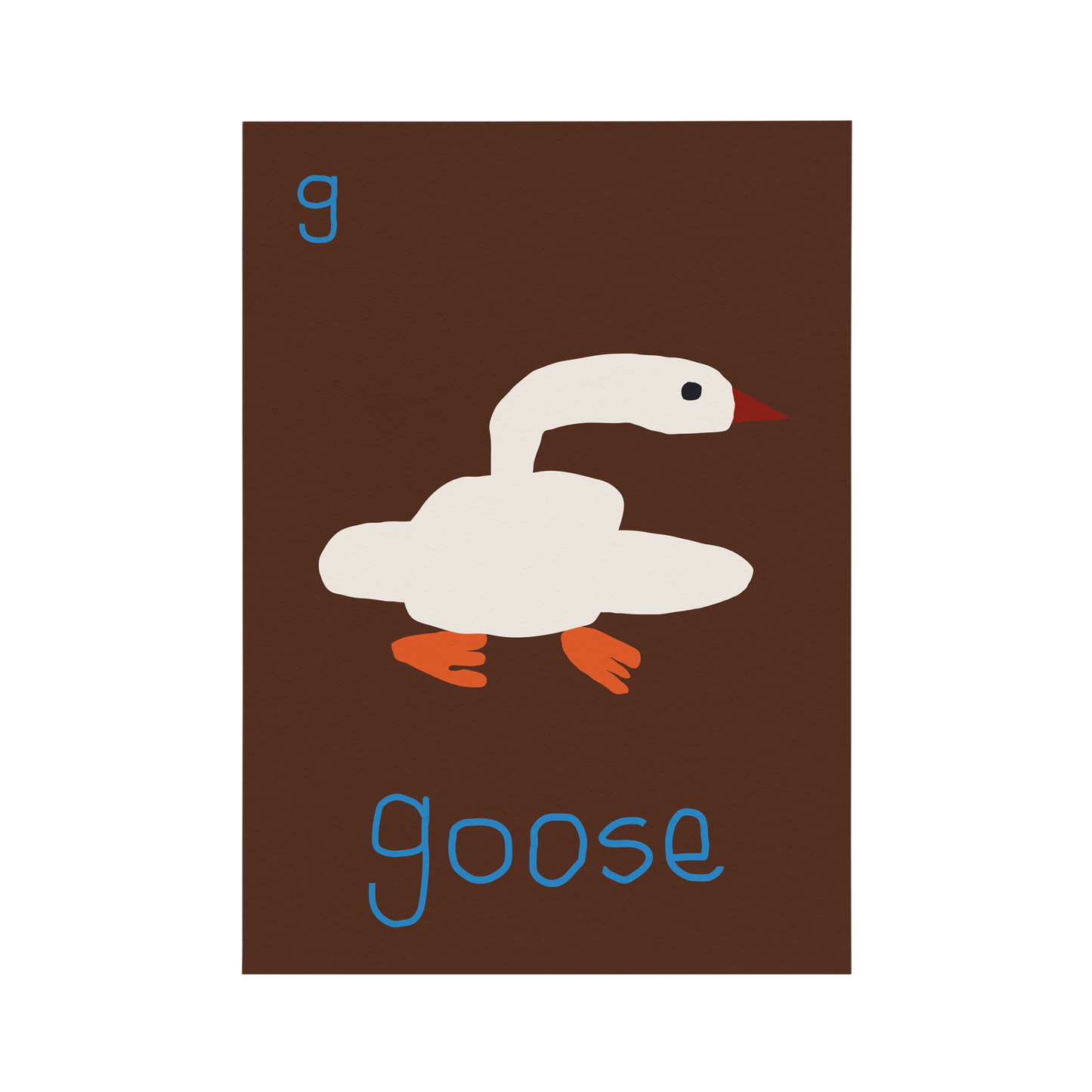 G for Goose Art Print