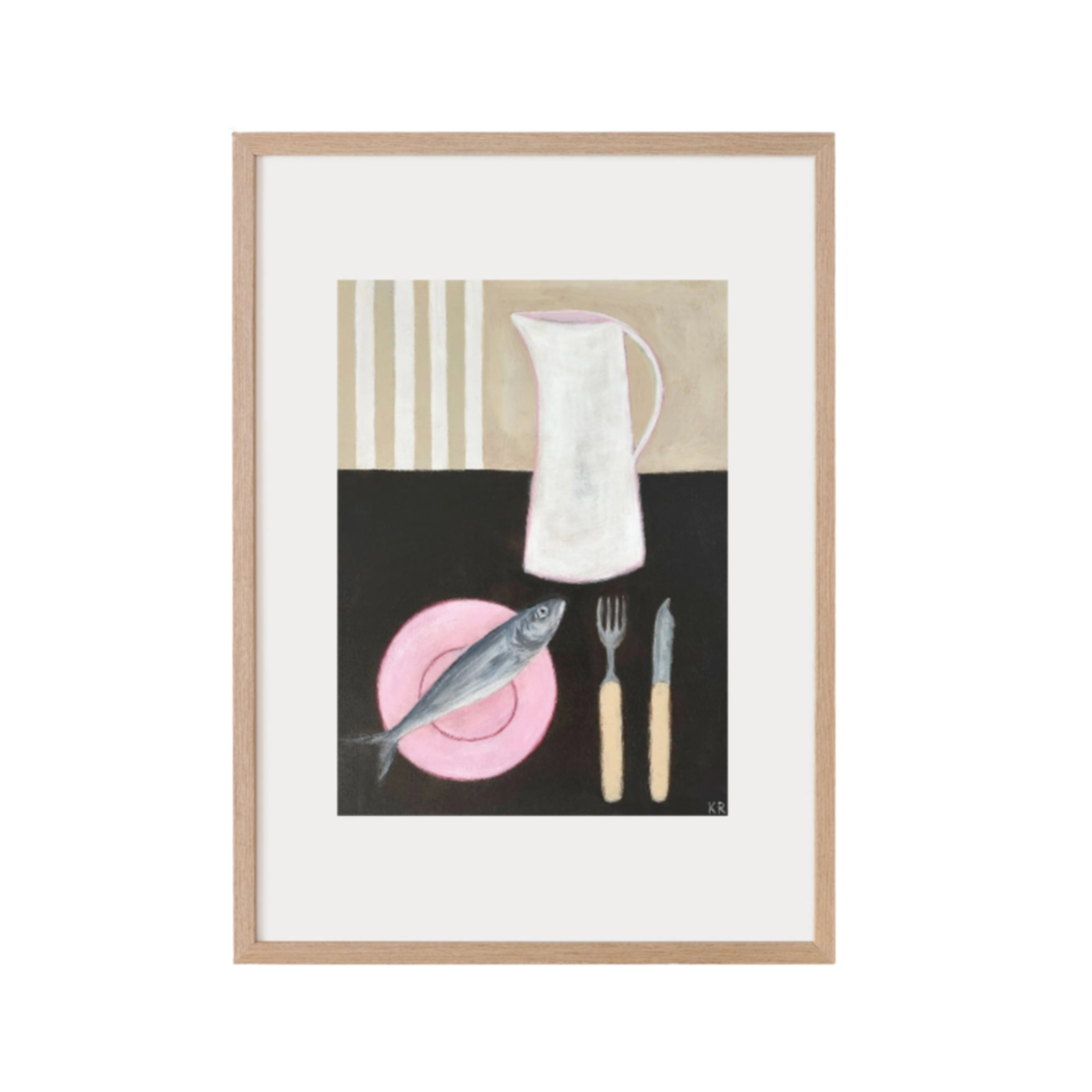 Pink Sardine Print