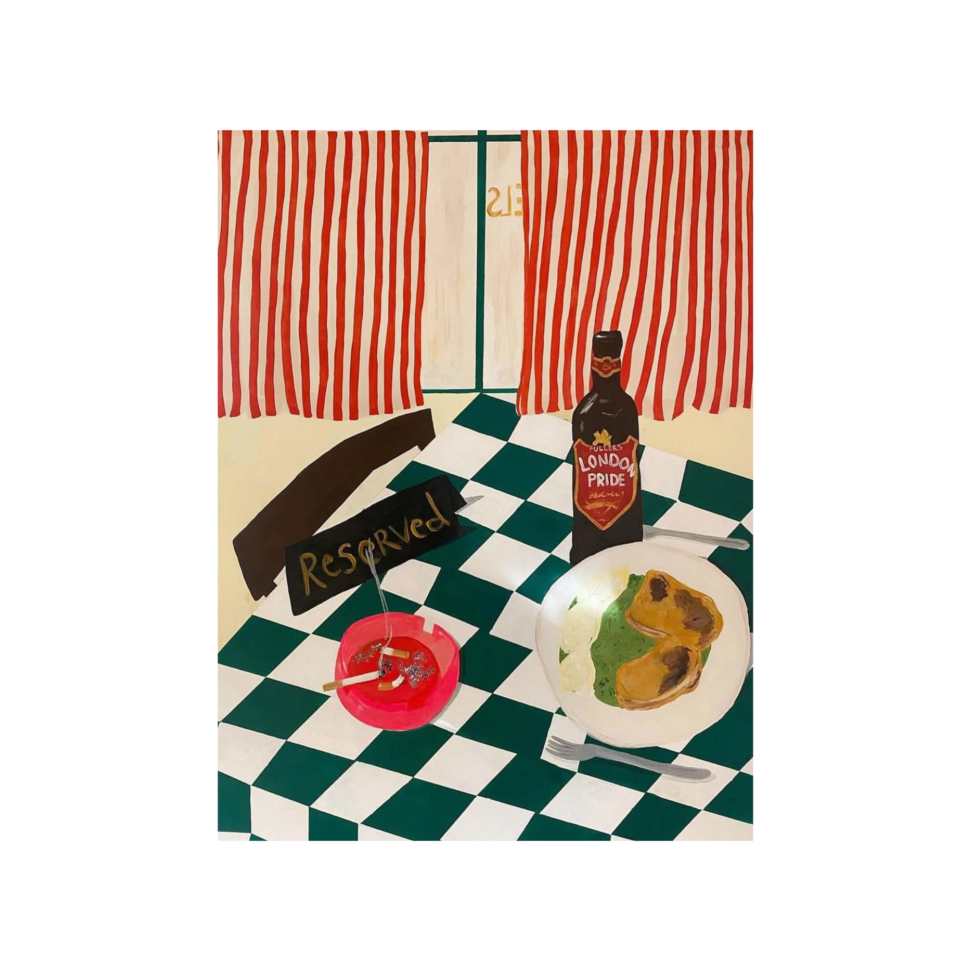 Pie & Mash - Giclee Print