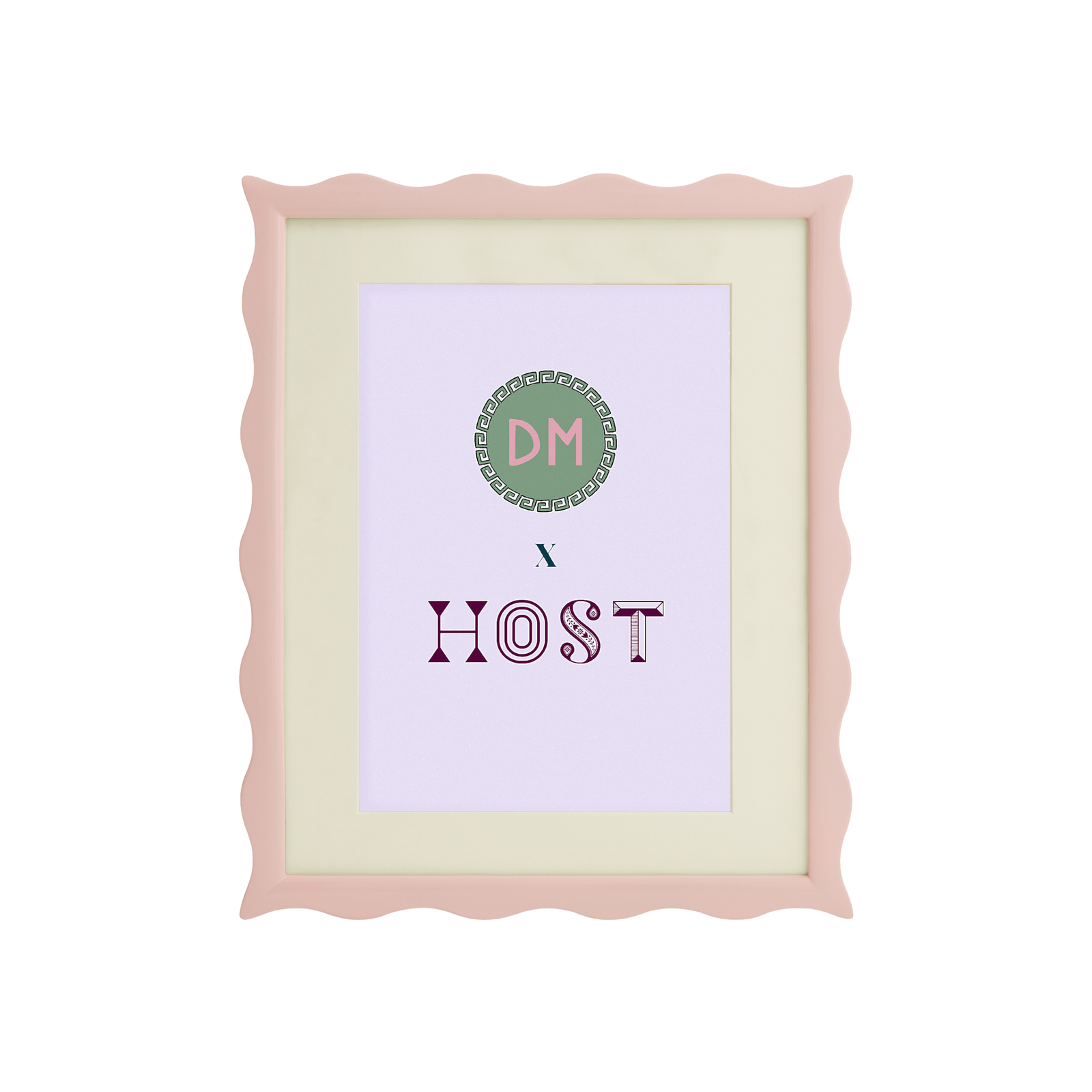 HOST x DM Ripple Pink Frame A4