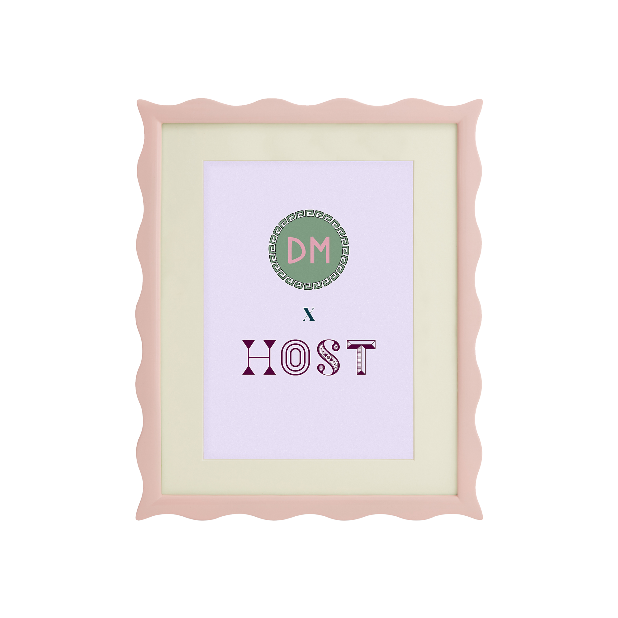HOST x DM Ripple Pink Frame A4