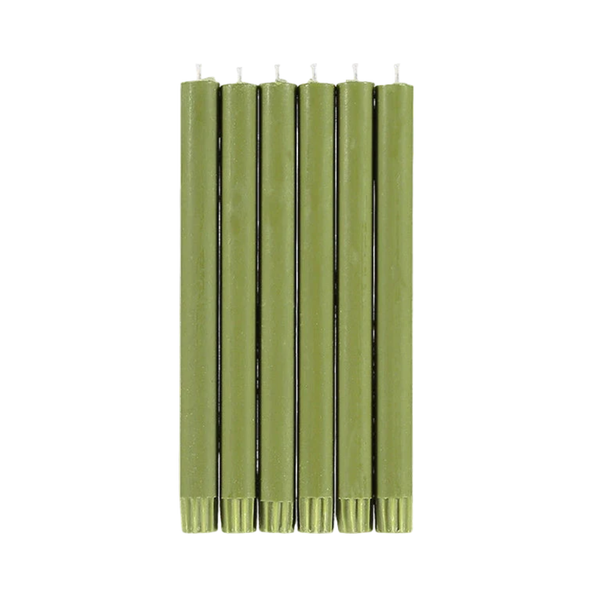 Set of 4 Green Candles
