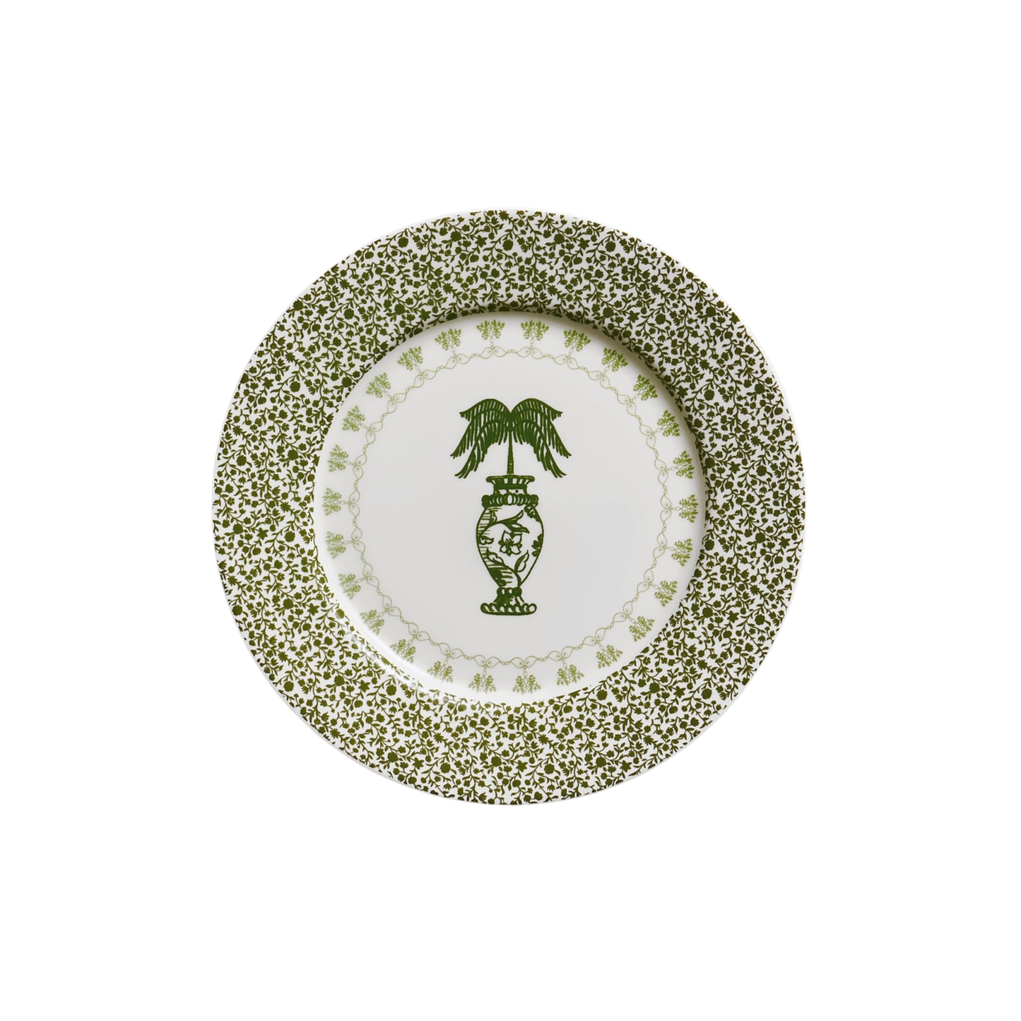 Palma – Salad/Dessert Plate Set of 4 or 6 | Emerald