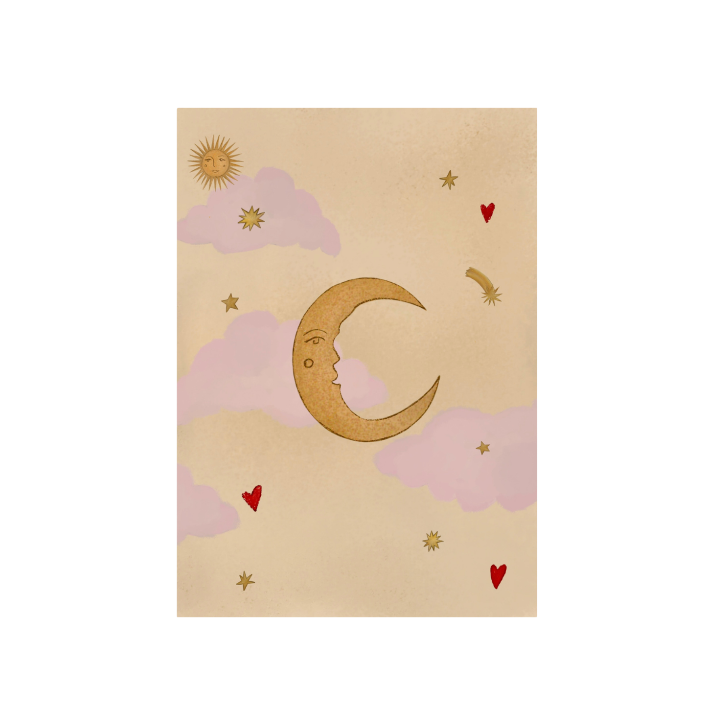 La Lune Art Print