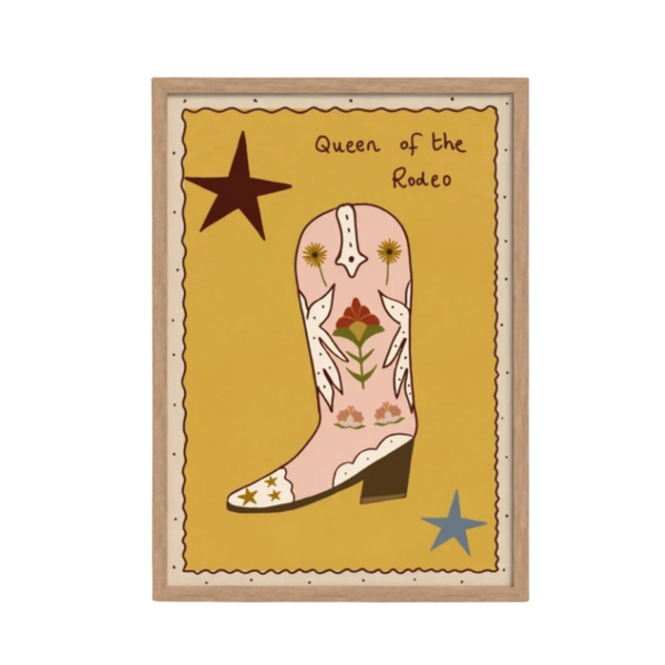 Boots are Made for Walking Art Print