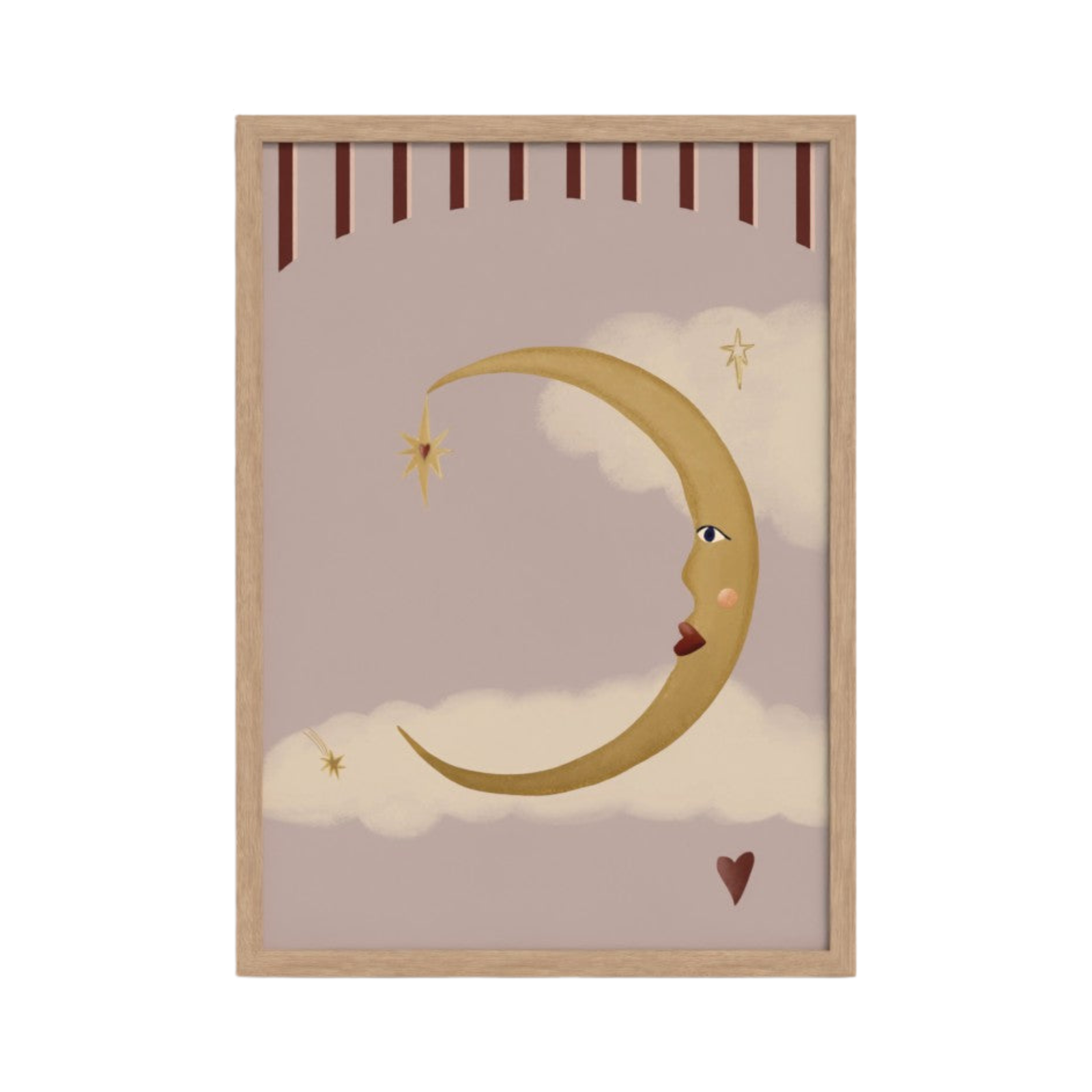 La Lune d'Amour Art Print