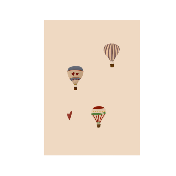 Three Balloons Art Print