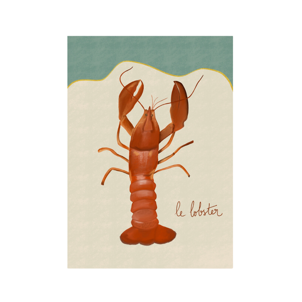 Le Lobster Art Print