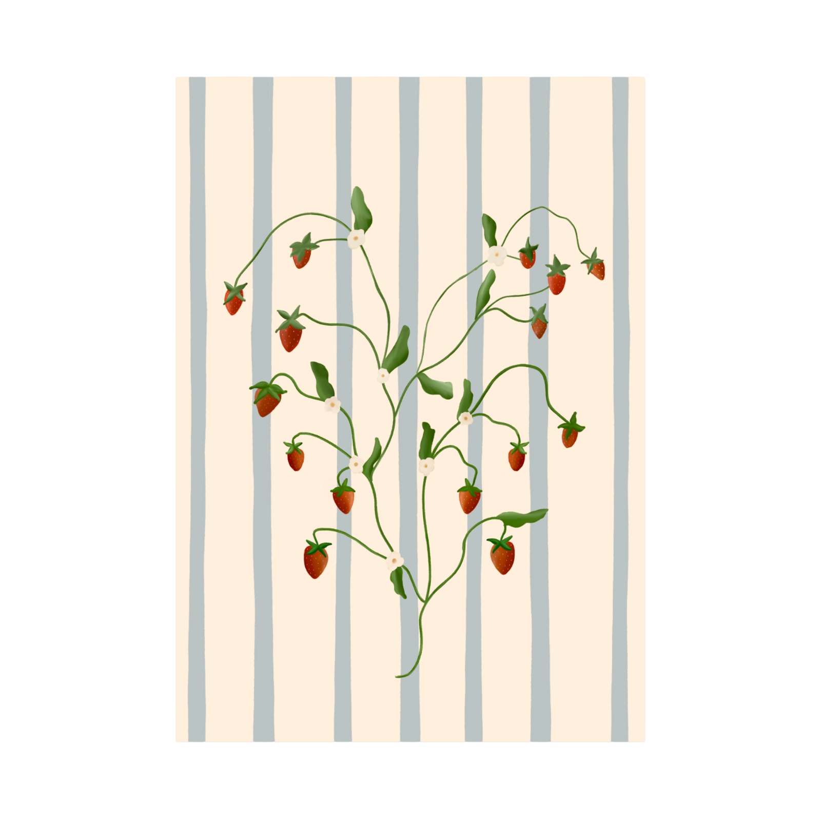 Strawberry Vine Art Print