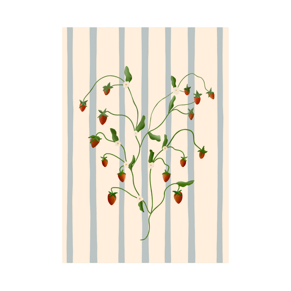 Strawberry Vine Art Print