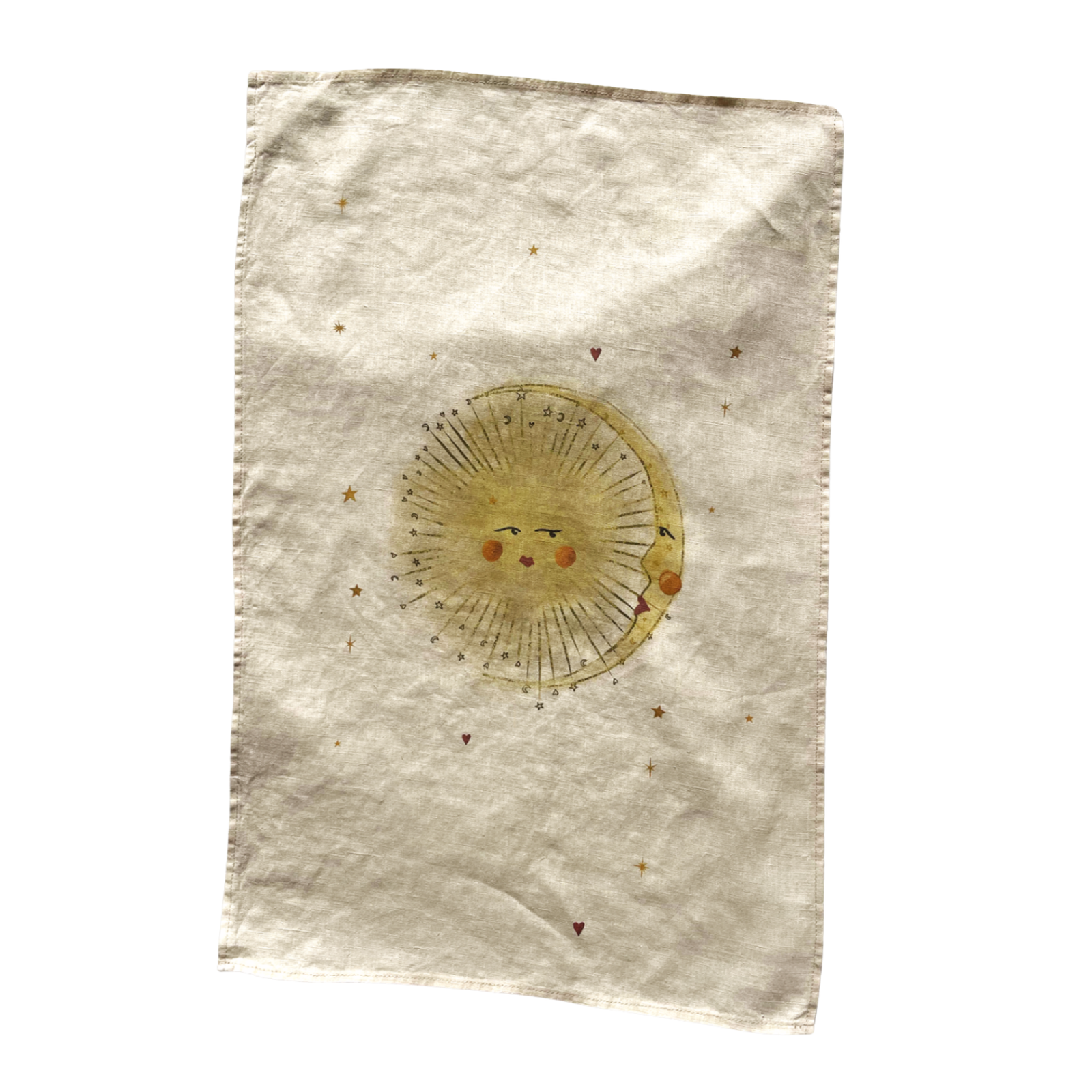 Linen Tea Towel "Astral Weeks"