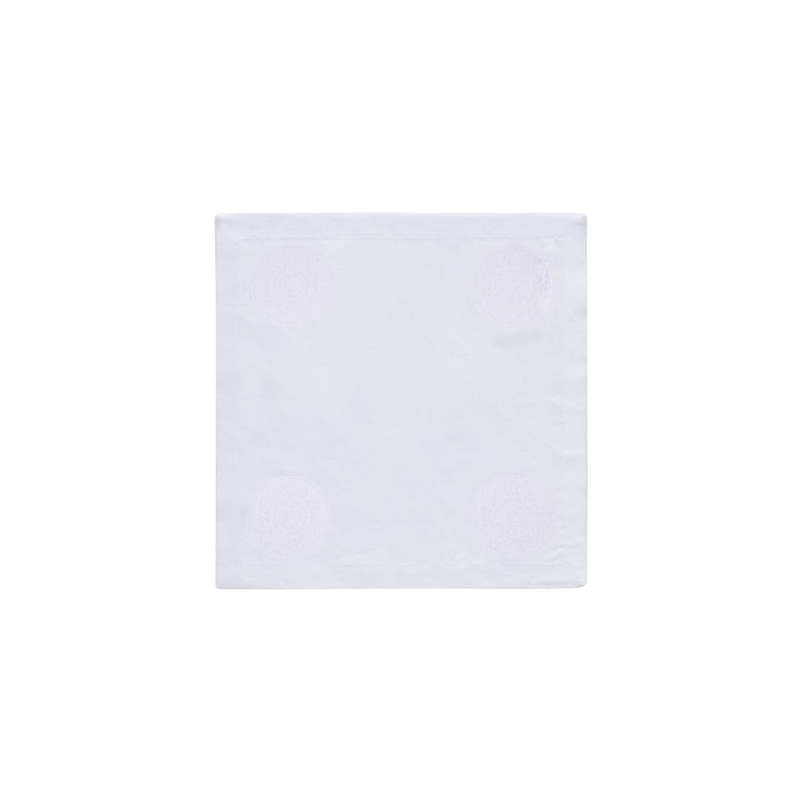 White Luminaria Napkin - Set of 2 - White Linen