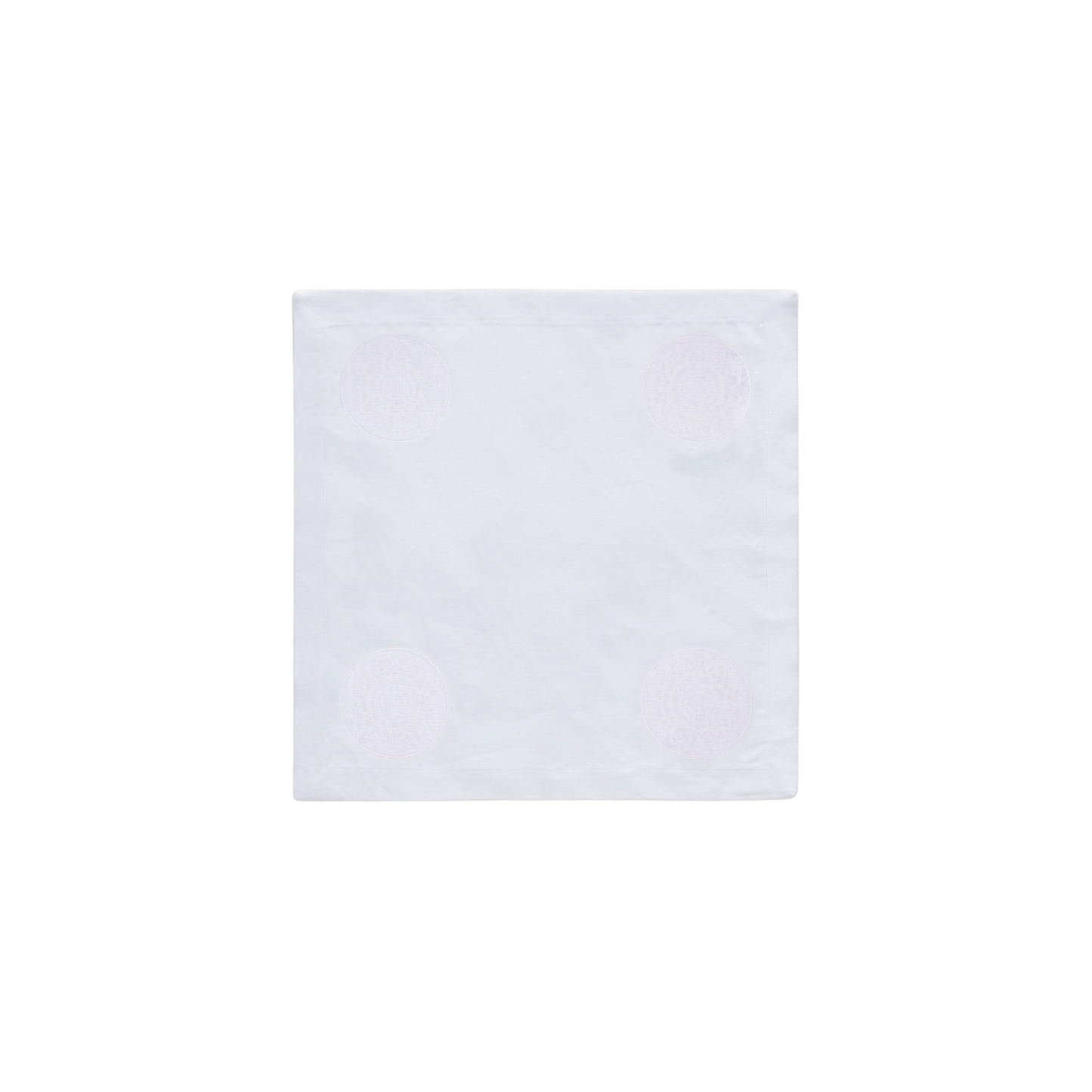 White Luminaria Napkin - Set of 2 - White Linen