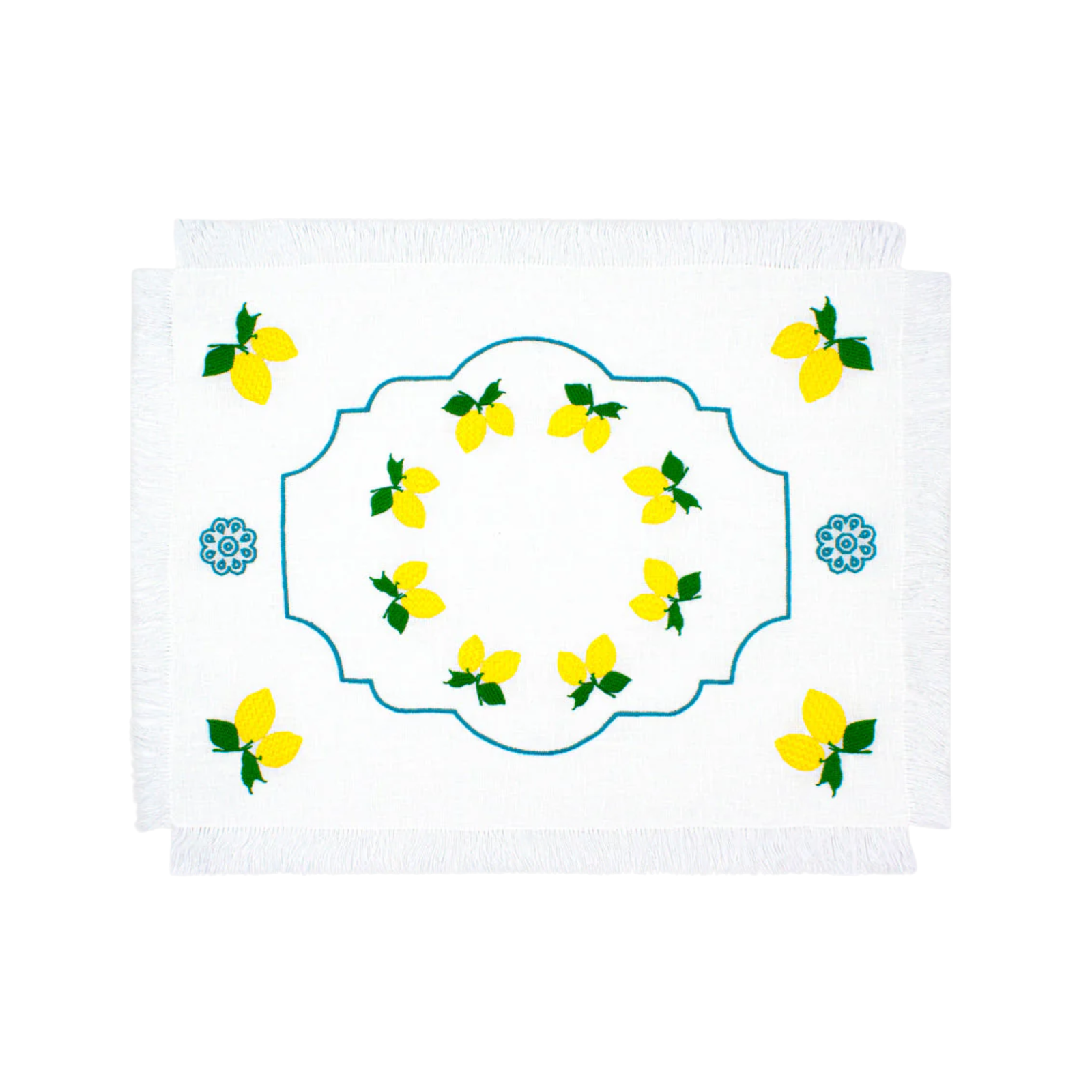 Placemat Limoni - Set of 2 - Yellow Linen
