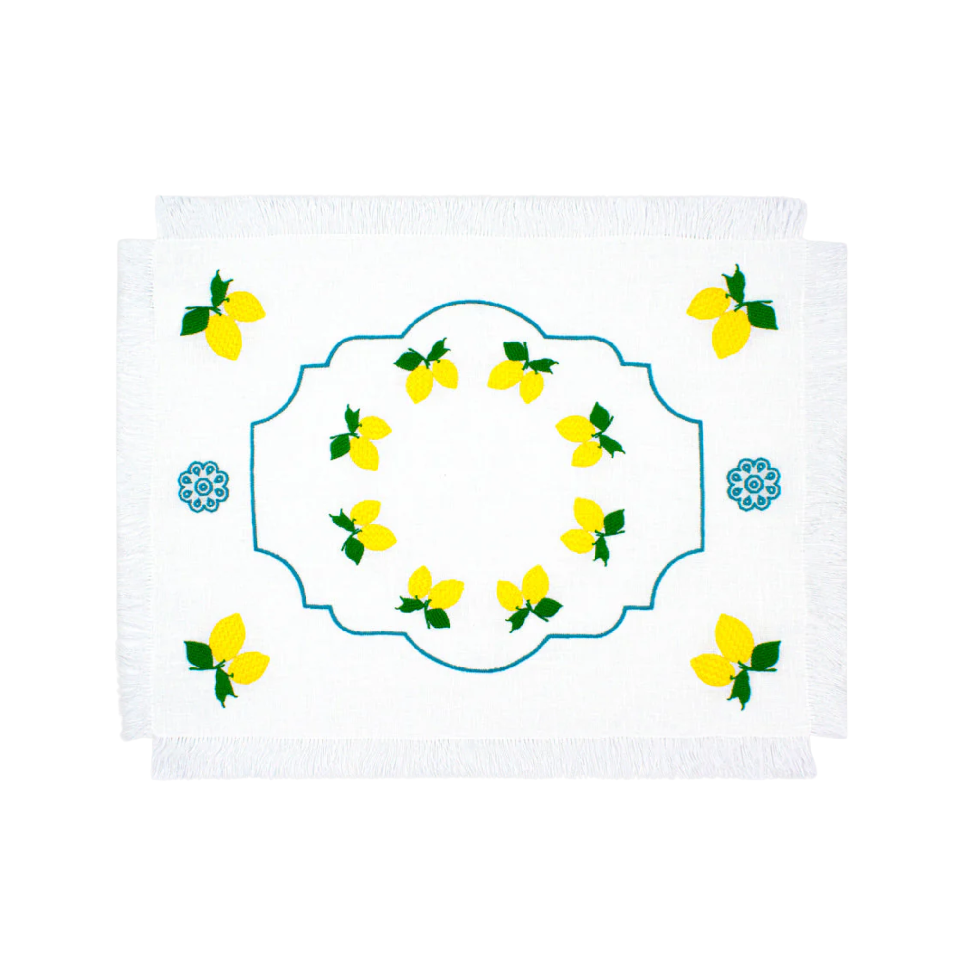 Placemat Limoni - Set of 2 - Yellow Linen