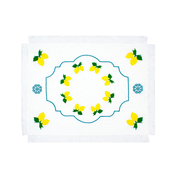 Placemat Limoni - Set of 2 - Yellow Linen