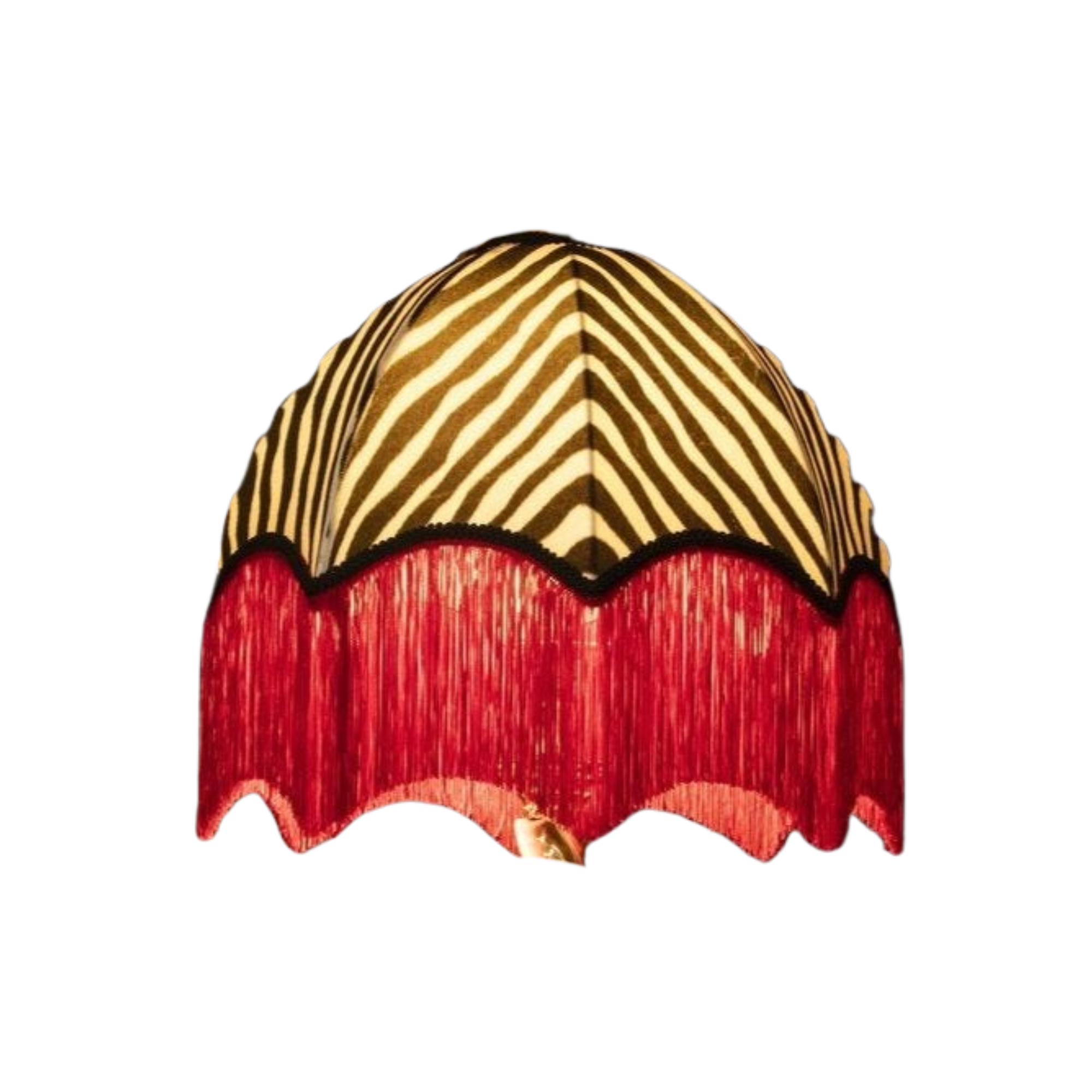 The Red Zebra Lampshade