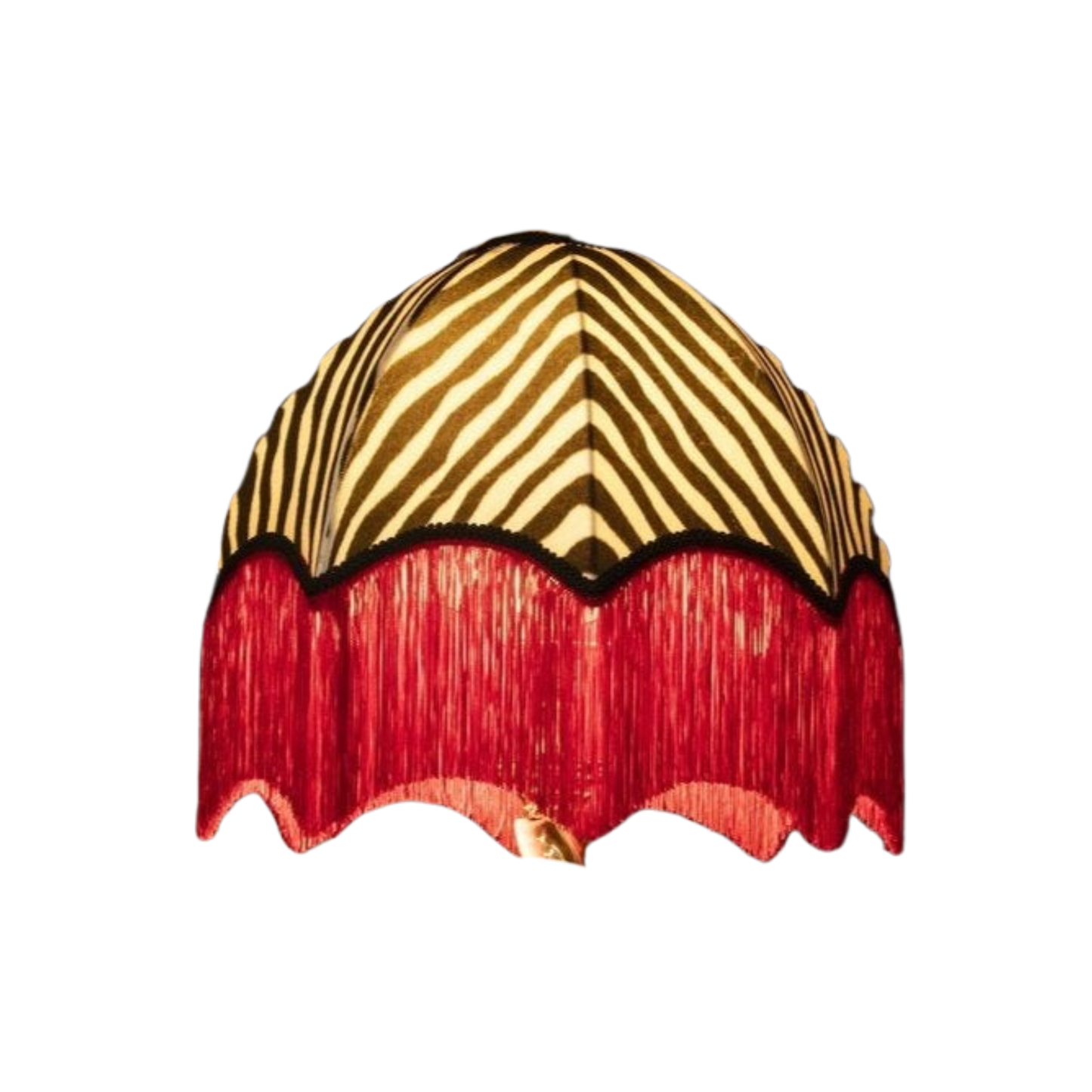 The Red Zebra Lampshade