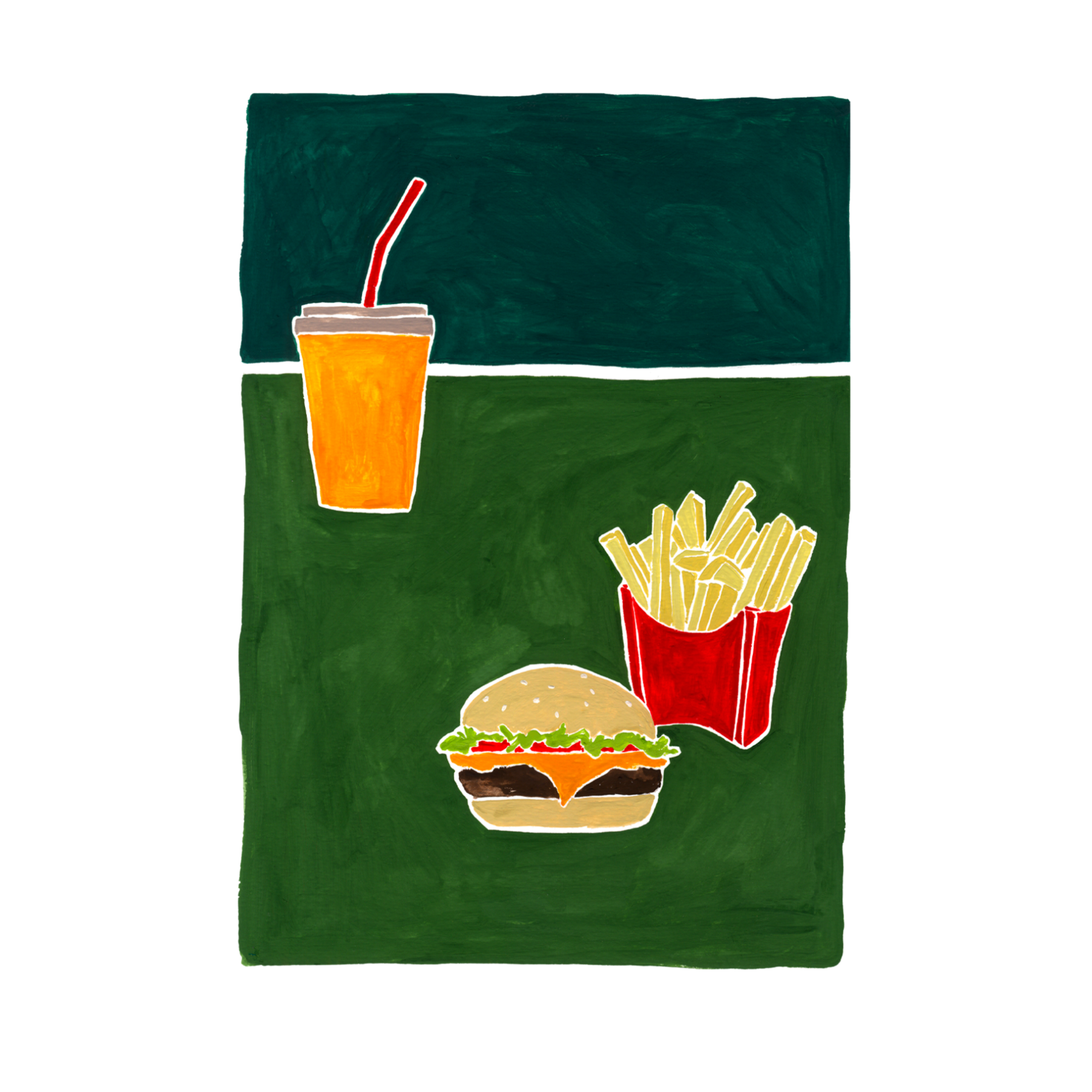 At The Diner Print