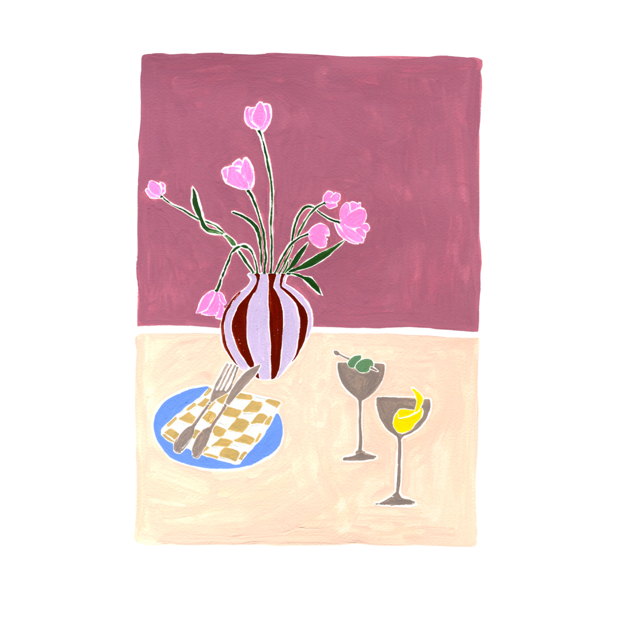 At The Bar Print