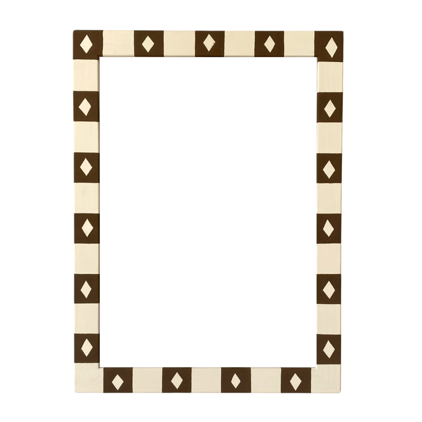 Picture Frame, Chocolate Diamond Stripe