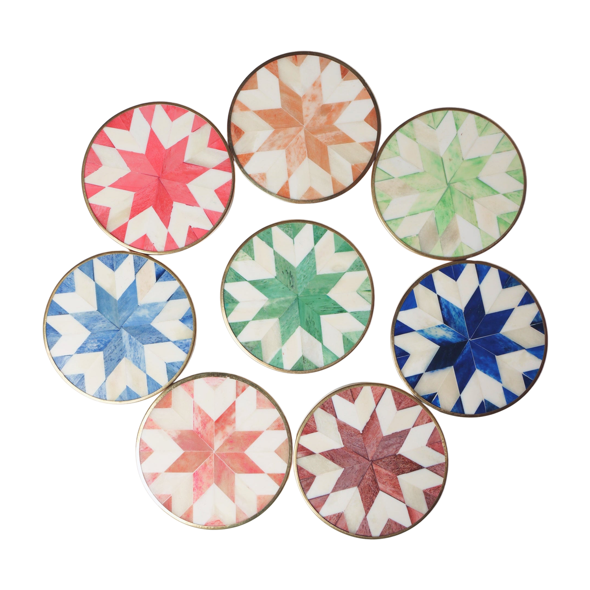 Set of 8 Star Coasters