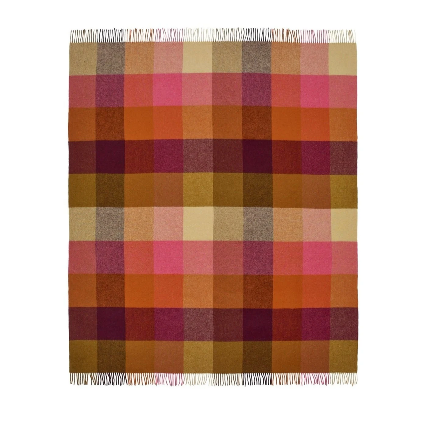 Ivy's Autumn Spice Plaid Throw