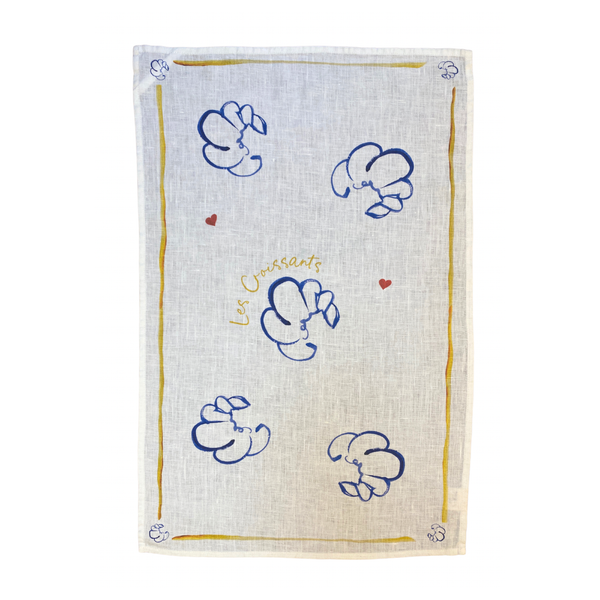 Dinette - Croissants Tea Towel
