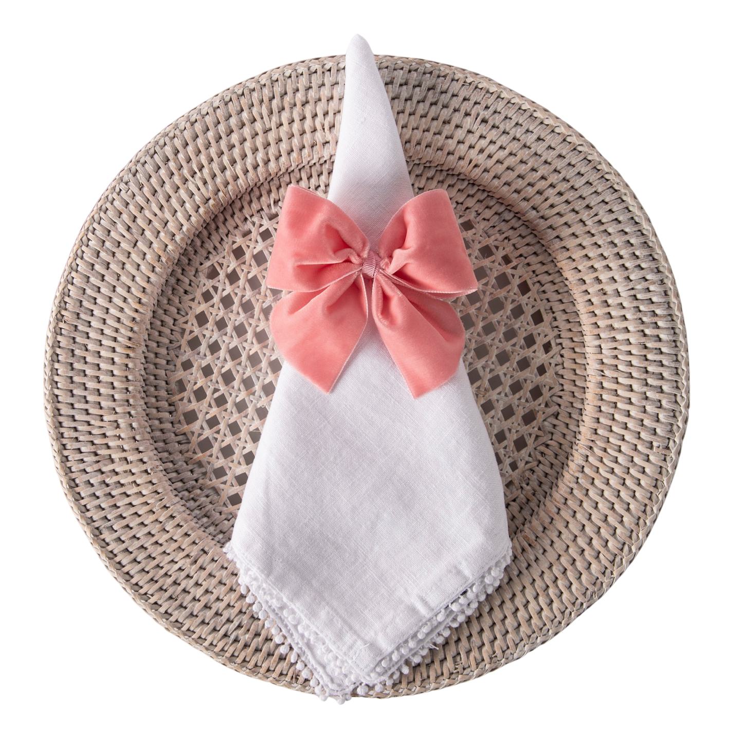 Velvet Napkin Bows - Set of Four