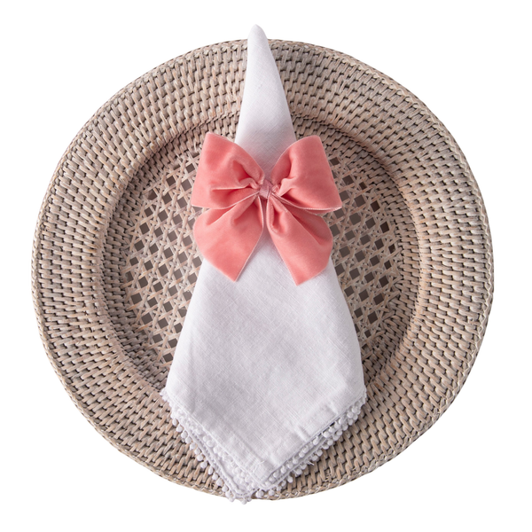 Velvet Napkin Bows - Set of Four