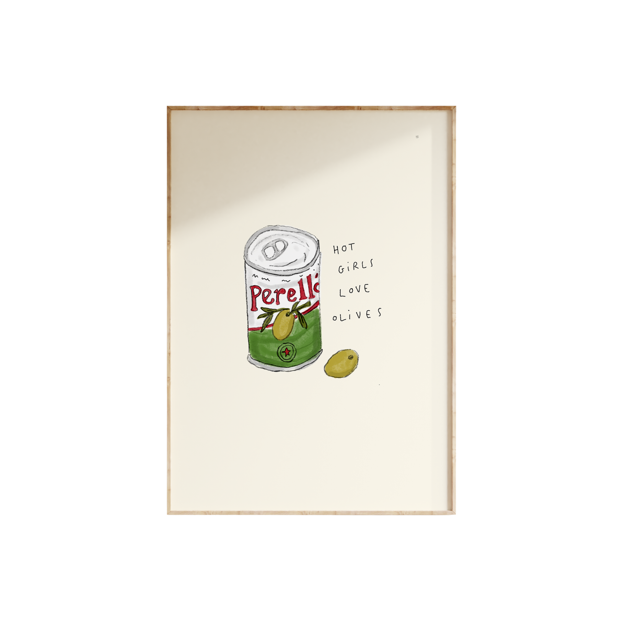 Hot Girls Love Olives Print