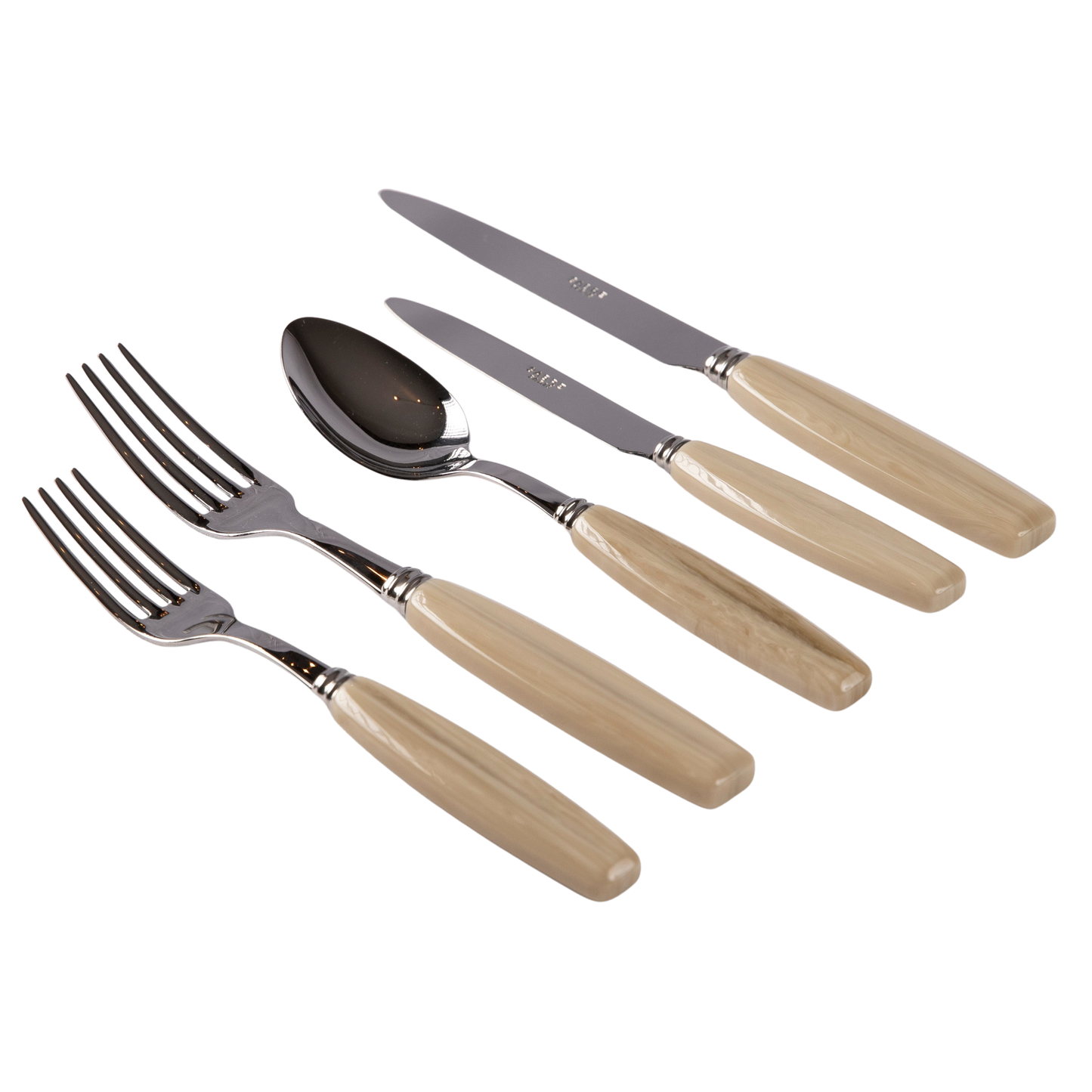 Five Piece Nature Flatware Set