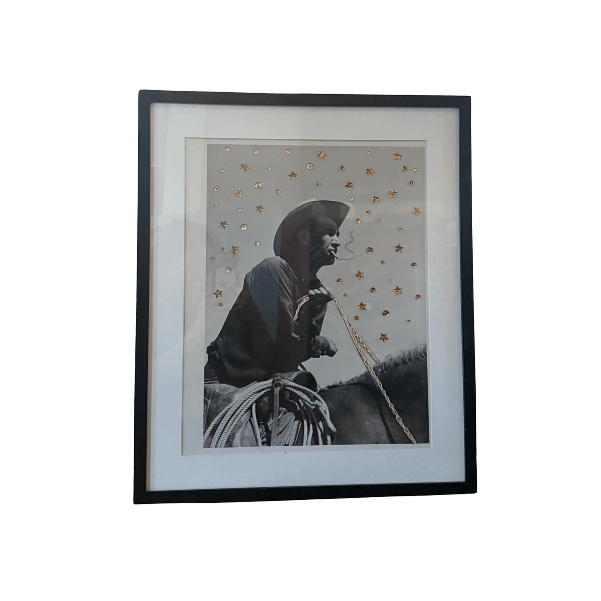 Embellished Cowboy Framed Print