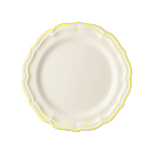 Gien Citron Scallop Edge Dessert/Side Plate
