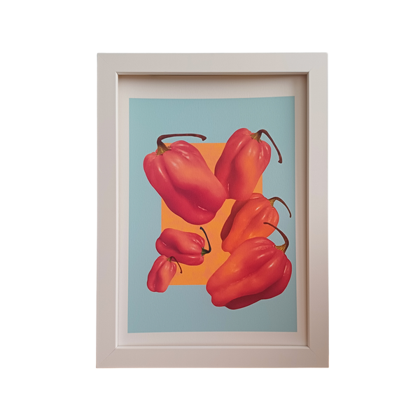 Scotch Bonnet Contained Heat Fine Art Print
