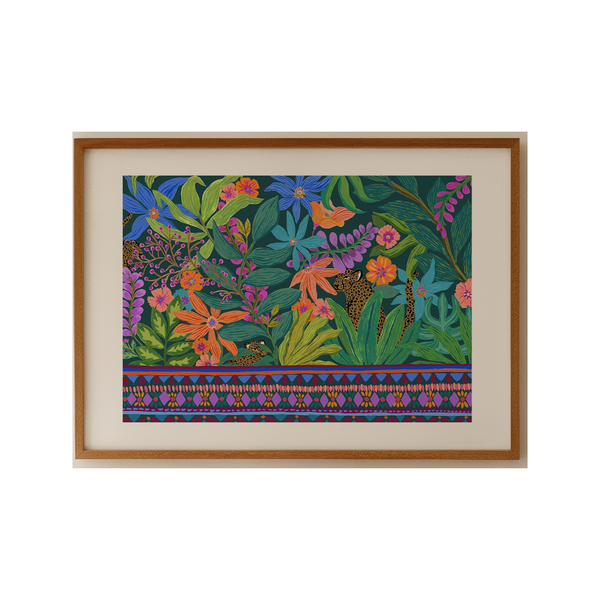 Lush Leopards Limited Edition Art Print