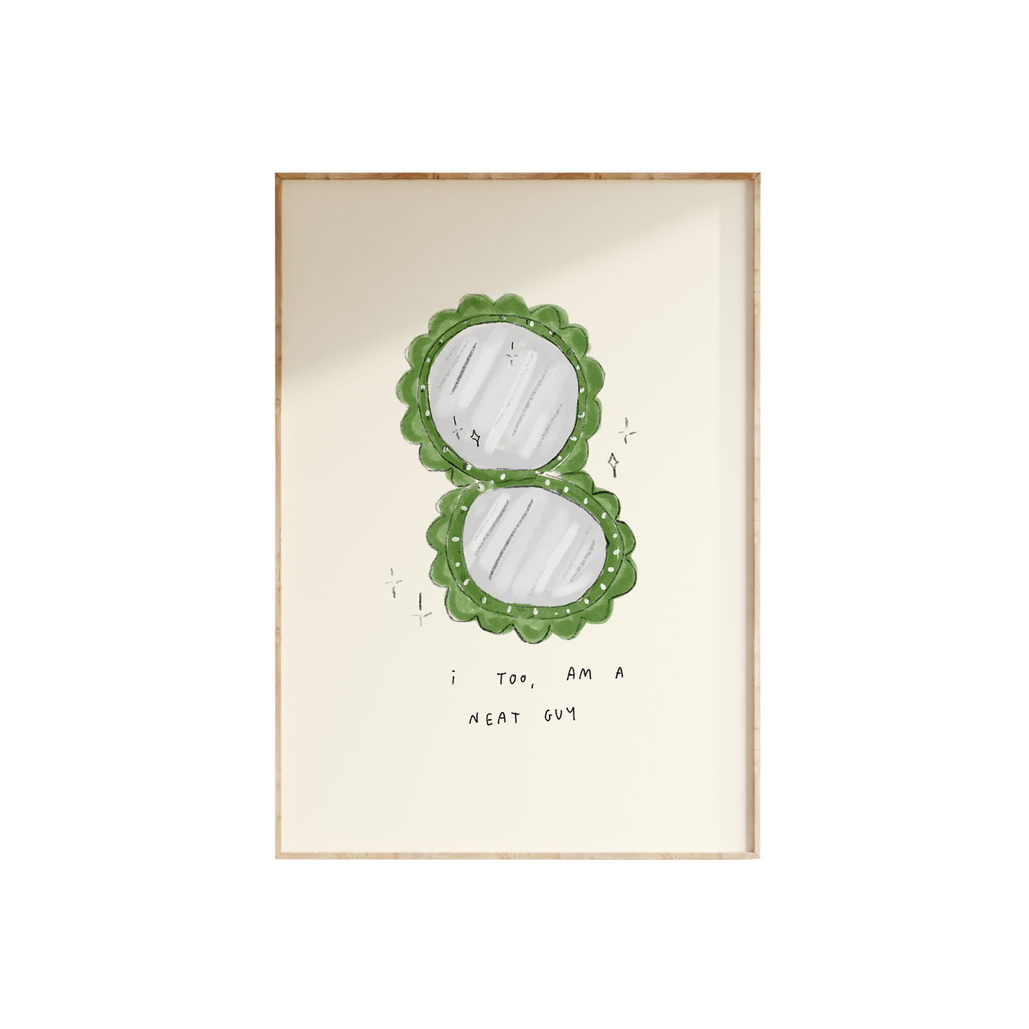 I Too, Am A Neat Guy - Friends Quote Print