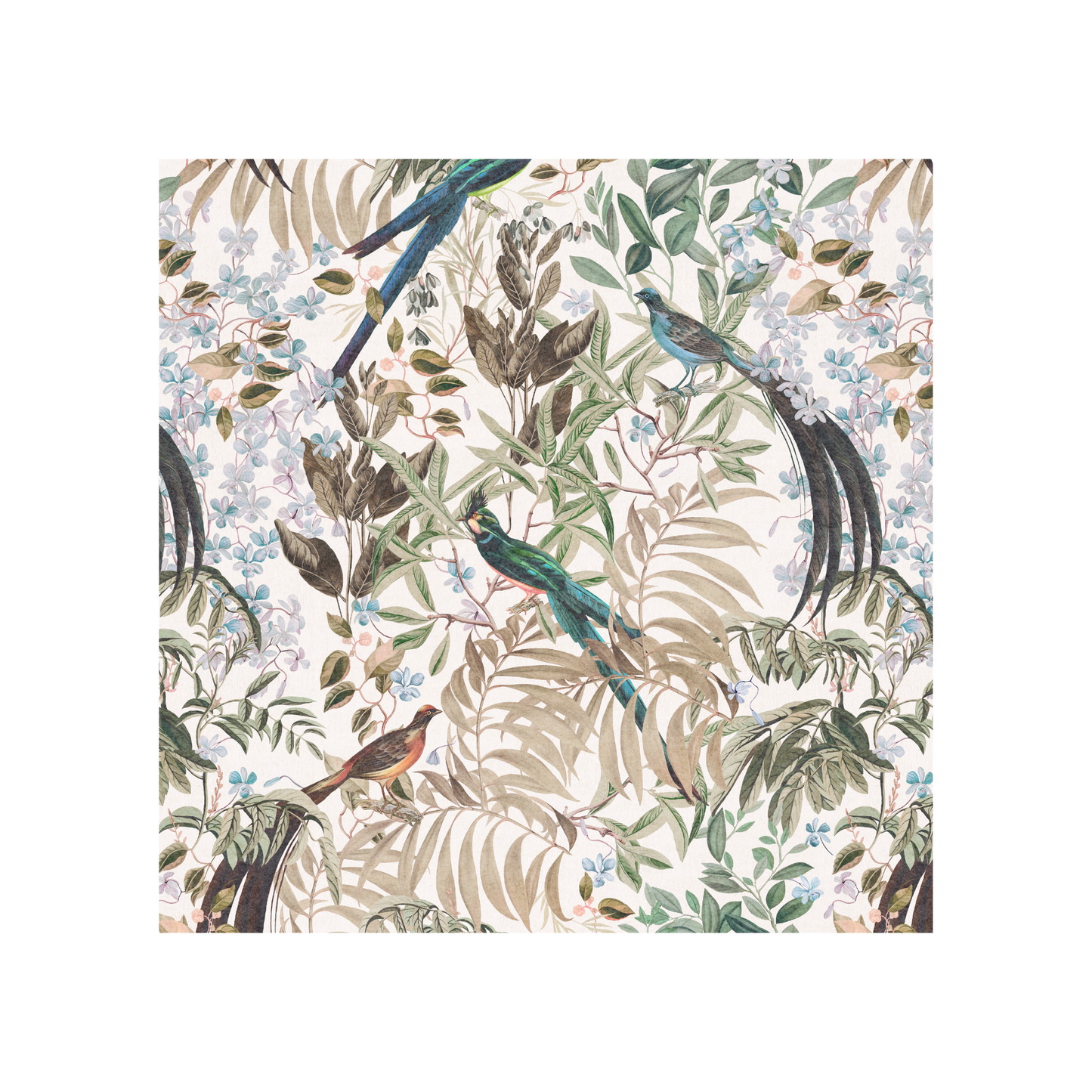 Resplendent Woods Wallpaper - Shaded White