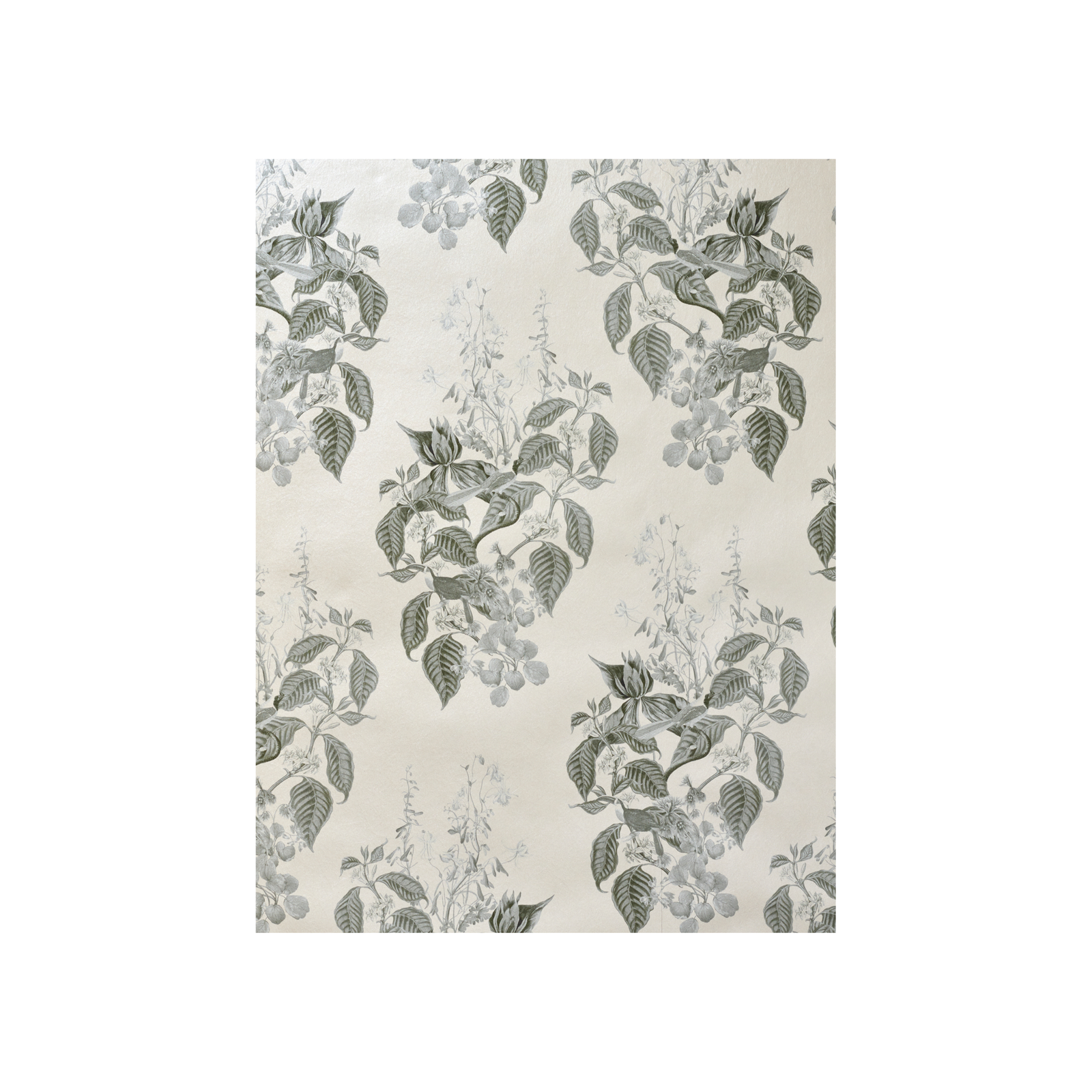Aviary Isle Wallpaper - French Gray