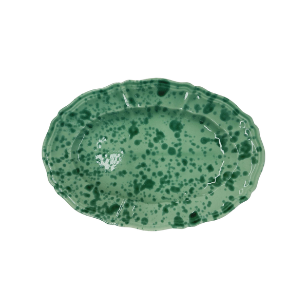 Splatterware Oval Platter