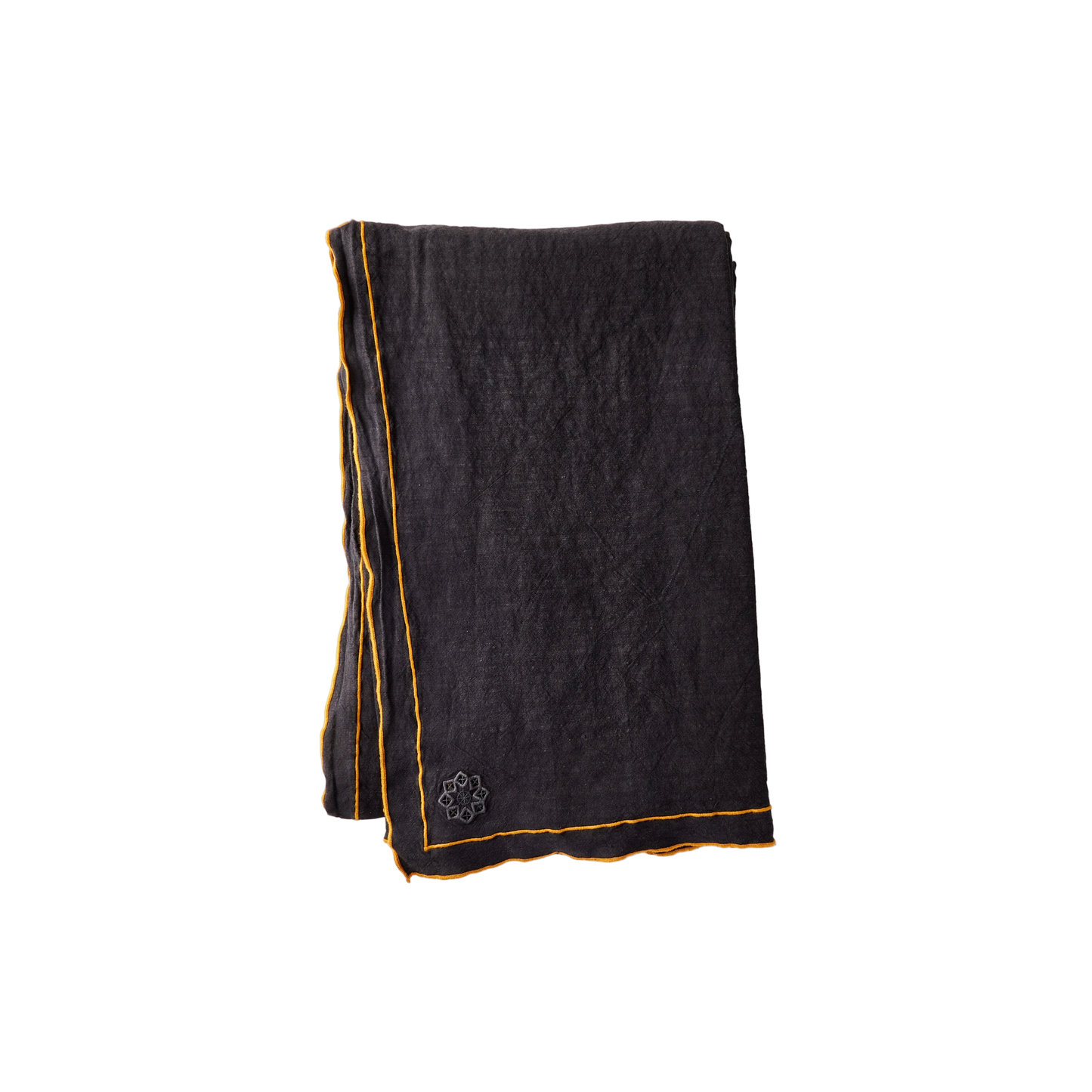 Day for Night Tablecloth Slate/Marigold