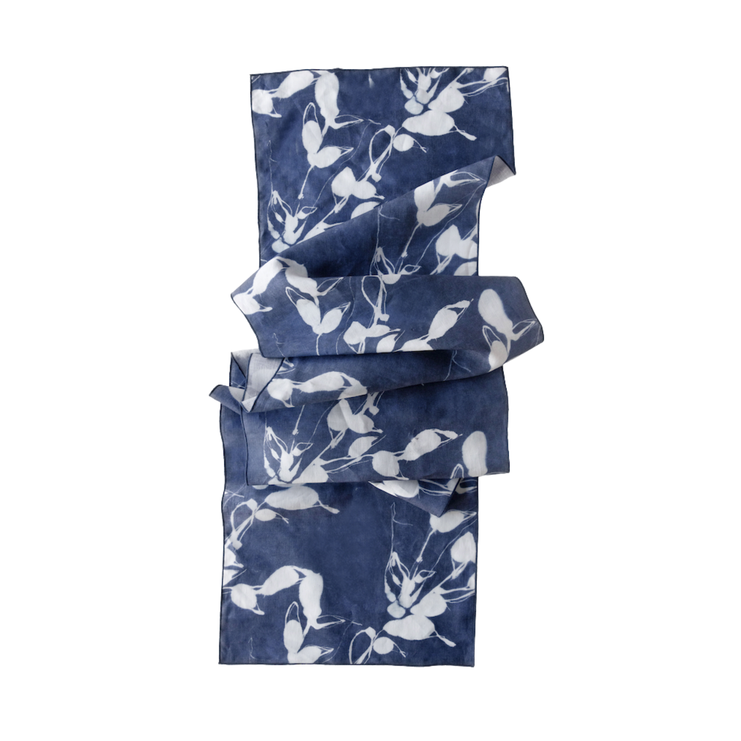 Porto Print in Indigo Runner