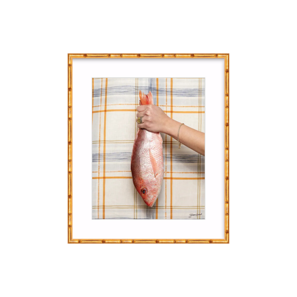 Pattern Play - Fish Framed Print